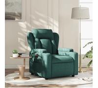 ""Printemps/été 2025"" Fauteuil Relax, SOLOMON, Fauteuil inclinable, Vert foncé Tissu - 77x94.5x100 cm LV5624