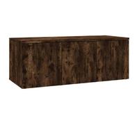 ""Printemps/été 2025"" Meuble TV Chêne fumé - JM - Armoire multimédia - 80x34x30 cm Bois d'ingénierie EU2104