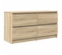 ""Printemps/été 2025"" Meuble TV Chêne sonoma - JM - haute de gamme - 100x35x54 cm bois d'ingénierie EU2571