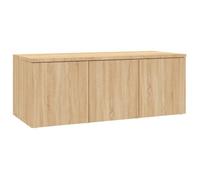 ""Printemps/été 2025"" Meuble TV Chêne sonoma - JM - haute de gamme - 80x34x30 cm Bois d'ingénierie EU2438