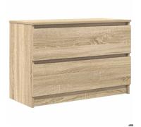 ""Printemps/été 2025"" Meuble TV Chêne sonoma - JM - haute de gamme - 80x35x54 cm bois d'ingénierie EU2403
