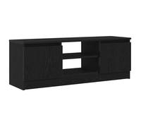 ""Printemps/été 2025"" Meuble TV - JM - Armoire Basse Pour TV - montage facile - chêne noir 102x30x36 cm bois d'ingénierie EU3646