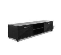 ""Printemps/été 2025"" Meuble TV Noir - JM - Table de salon - brillant 120x40,5x35 cm EU3014