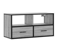 ""Printemps/été 2025"" Meuble TV Sonoma gris - JM - Banc TV - 80x31x39,5 cm bois d'ingénierie et métal EU2810