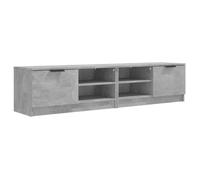 ""Printemps/été 2025"" Meubles TV 2 pcs - JM - MEUBLE DE SEJOUR - grande taille - Gris béton 80x35x36,5 cm - Bois d'ingénierie EU4675