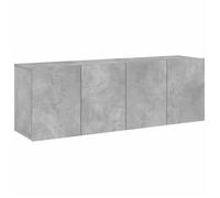 ""Printemps/été 2025"" Meubles TV muraux 2 pcs - JM - MEUBLE DE SEJOUR - grande taille - gris béton 60x30x41 cm EU4996