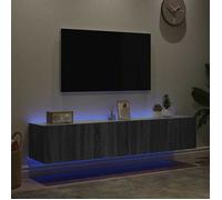 ""Printemps/été 2025"" Meubles TV muraux et lumières - MODERNE Meubles TV muraux et lumières LED 2pcs sonoma gris 80x35x31 cm 64043