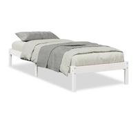 ""Printemps/été 2025"" Structure de lit - SOLOMON - pour Adulte/enfant, extra long sans matelas, 100x220 cm bois massif pin LV3650