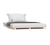""Printemps/été 2025"" Structure de lit - SOLOMON - pour Adulte/enfant, sans matelas, 140x190 cm bois de pin massif LV13674