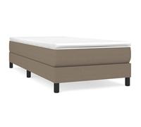 ""Printemps/été 2025"" Structure de lit - SOLOMON - pour Adulte/enfant, sans matelas, taupe 90x190 cm tissu LV1403