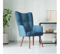 ""Printemps/été 2026"" Fauteuil TV - Chaise relaxant - 1 personne - Pour salon - Bleu Velours FR_490399