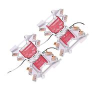 Printtastisch - Lot de 4 supports de rail DIN compatibles pour Shelly Relais, 1 Mini Gen3, 1PM, 1PM Mini Gen3, 2PM, 2.5, RGBW2, PM, Plus i4 DC, variateur 2, rail DIN Rail, insert Wago