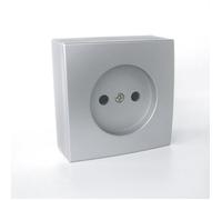 Prise 2P 10A saillie Bel'Vue Chrome