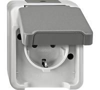 Merten Merten Prise SCHUKO gris clair MEG2300-8029 Quantité:1