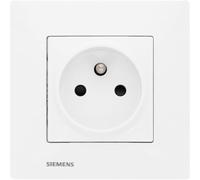 Prise 2P+T Delta Viva Siemens Blanc