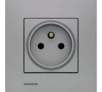Prise 2P+T Delta Viva Siemens Silver - dispo 48h