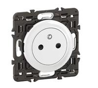 Legrand Prise murale 2P+T Céliane Surface Confort CX0111 Affleurante Socle rétractable Blanc