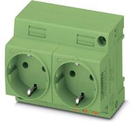 Prise 2P+T modulaire Phoenix Contact EO-CF/PT/LED/DUO/GN vert Prise 2P+T modulaire 1 pc(s)