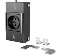 Prise 2P+T modulaire Rittal SZ 2500.712 gris clair