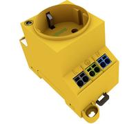 Prise 2P+T modulaire WAGO 709-582 jaune (L x l x H) 84.70 x 44.80 x 62.40 mm
