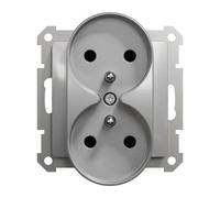 Prise 2x2P+PE avec auvent pour Core Design et Elements SDD113275
