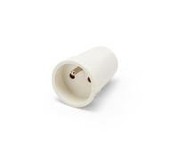 Prise à cabler 2P+T, 10/16 A, norme française, blanc, 3500 W max, 250 V. Idéale pour la réparation de rallonges, d'enrouleurs de câble...