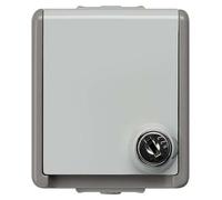 Prise AP Schuko 5UB4715 gris foncé/gris clair (5UB4715)