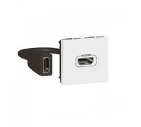 Prise audio vidéo HDMI Type-A version 2.0 - préconnectorisée - Mosaic LEGRAND