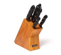 Prise avec 4 couteaux de cuisine et Chaira Arcos Maitre 152000, mango Polypropylène, lame en acier inoxydable NITRUM