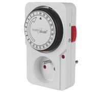 Prise avec minuterie - GreenBlue - GB360 E - 48 programmes - Charge max 16A - IP20 blanc