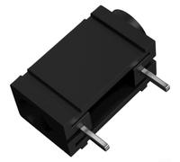 Prise banane en cuivre plaqué argent 4 mm pour montage PCB, connecteur 24 A 60 V avec faible résistance pour les compteurs d'essai (noir)