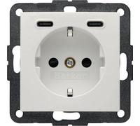 Prise Berker SCHUKO/USB CC 48158989 20 W PD S1 pw gl