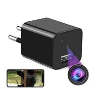 Prise Caméra Espion WiFi Full HD 1080P Vision Nocturne Détection Mouvement + SD 32Go YONIS