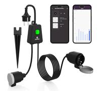 Prise Connectée Alexa Extérieure 16A TypeE Prise WiFi Smart Doppelsteckdose