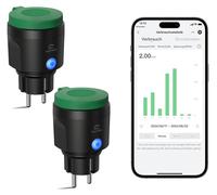 Prise connectée extérieure Wi-Fi 5 GHz - IP64 étanche - Compteur d'énergie