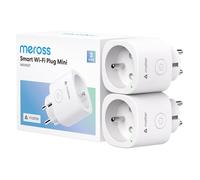 Prise Connectée Matter (FR) 16A Prise WiFi Compatible avec Apple Home Alexa et Google Home 2 Prises avec Mesure d'Énergie