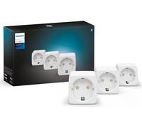 Prise Connectée Philips Hue, Lot de 3, Maison Connectée, Blanc