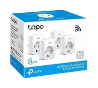 Prise connectée TP-Link Tapo P110 énergie monitoring 4 pack Blanc
