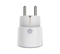 Prise connectée Tuya Zigbee WiFi 3680 W 16 A avec minuterie et surveillance de l'énergie