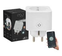 Prise intelligente Schuko WiFi Smart Tuya avec moniteur d'énergie 16A 3680W EDO777486 EDO