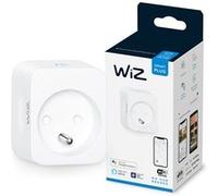 WiZ Smart Plug WiFi connecté, prise connectée, contrôle par application pour l'automatisation de l'éclairage intérieur de la maison, du salon et de la chambre, blanc