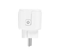 Prise d'alimentation intelligente Tuya ZigBee 3.0, 16a, sans fil, application, télécommande vocale, moniteur d'énergie, fonctionne avec Alexa Google Home