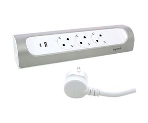 Prise d'angle multiple Legrand