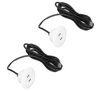 Prise de Chargement USB pour Canapé, Installation Universelle Encastrée, Double Port de Chargement de Téléphone USB 5V pour Canapé, Table, Chevet (Blanc*2)