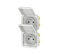Prise de courant - LEGRAND - Plexo composable - 2P+T - Blanc