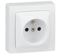 Legrand Prise de courant 2P+T ASL à borne automatique en saillie 086027 Rouge