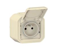 Legrand Prise de courant 2P+T Plexo 069776L complet saillie étanche sable