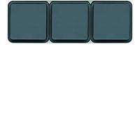 cubyko PC tple hor. 2P+T gris HAGER WNC123
