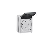 Legrand Prise Plexo 3P+T étanche 32A IP44 complet saillie Gris