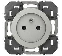 Legrand 600437 Prise de courant 2P+T à puits dooxie 16A finition alu